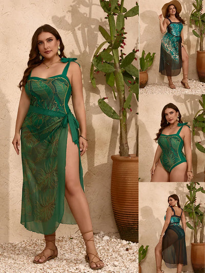 Curvy Print Swimset
