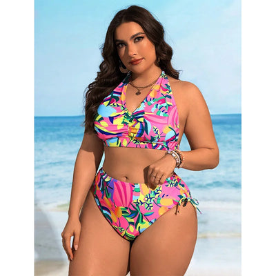 Lady Print Curvy Bikini
